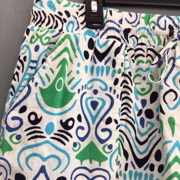 Linen Pattern Shorts - Picture 4 of 5